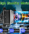 Cutaway view showing internal components of Totally Quiet 12V RV Water Pump With Strainer, 55 PSI 3.0 GPM On Demand Diaphragm Pump.