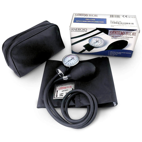 Reliable Manual Blood Pressure Cuff For Adults With Durable Aneroid Sphygmomanometer, Easy Read Gauge, Home Health Monitoring, Medical Grade Accuracy, Built To Last Comfort Cuff For Everyday Checks black adult cuff with gauge and carry case