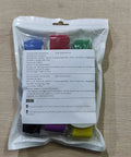 Front view of Ewinever 6-pack elastic tourniquet bands with quick-release buckles in assorted colors