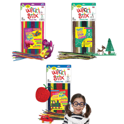 Kids Arts And Crafts Triple Play Pack Non Toxic Waxed Yarn Fidget Toy Reusable Molding And Sculpting Playset American Made