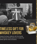 Whiskey Glass Set With Granite Chilling Stones Set Of 4 10 Oz Old Fashioned Rocks Glasses For Scotch Bourbon And Cocktails