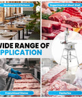 Image of Beast 1500W Electric Meat Bandsaw for Pro Butchers with wide range of applications in various food industry settings.