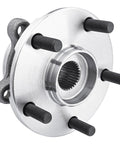 Front Wheel Bearing and Hub Assembly Pair for 2006-2018 Toyota RAV4, 2016-2020 Mirai, and 2011-2016 Scion tC, metal hub with 5 bolts