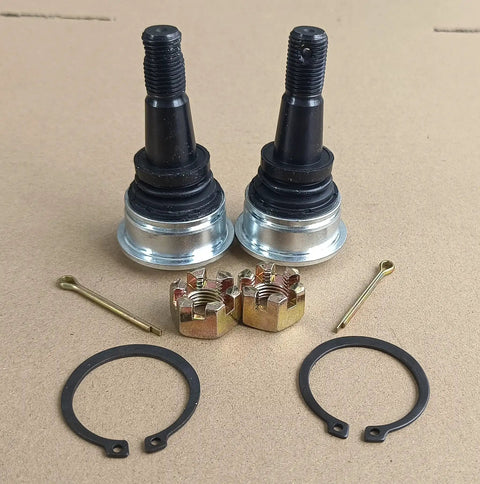 2 Pack Front Arm Lower Ball Joints For Honda Pioneer 1000 UTV 2016 To 2021 Replacement Bolt On Upgrade Replaces OE 51220 HL4 A01 Meets Or Exceeds OEM Specs, with cotter pins and clips