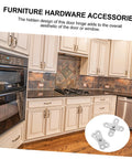 Secret Door Hinges 360 Degree Rotatable Hidden Hinges For Cabinets In Stainless Steel installed in kitchen cabinetry