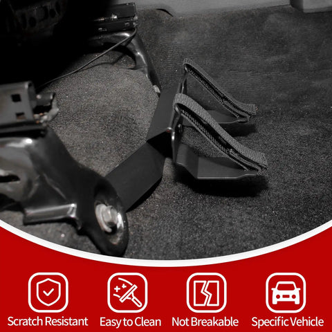 Under Seat Fire Extinguisher Bracket Mount for Dodge Ram Trucks 2009 Through 2017, heavy duty metal holder with strap