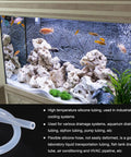 Clear 3ft Silicone Tubing 1 In ID 1-1/8 In OD High Temperature Heavy Duty Flexible Transparent Plastic Hose For Aquarium