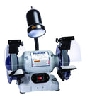 8 Inch Bench Grinder Built Tough With Variable Speed Control From 2000 To 3450 Rpm With Adjustable Tool Rests.