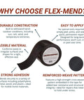 Heavy Duty Belly Repair Tape For Manufactured Homes 4 Inch By 108 Foot Waterproof Patch features and roll display.