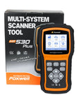 Front view of Porsche All Systems Diagnostic Tool With Bidirectional Capabilities And Maintenance Service OBD2 Scanner, with packaging