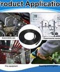 Universal Silicone Vacuum Hose 10 Ft Long, 5/32 Inch ID applications: automotive, experimental, fire, watering