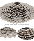 Ultra Light 11 Speed Mountain Bike Cassette Freewheel 9-42T XD Compatible, Lightweight Steel, Durable With Oxidation Resistance