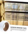 Window Screen Repair Tape Kit Self Adhesive Patch For Quick Fixes And Easy Installation Strong Adhesion on window