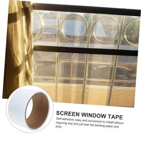 Window Screen Repair Tape Kit Self Adhesive Patch For Quick Fixes And Easy Installation Strong Adhesion on window