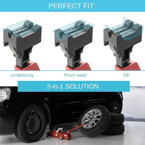 Protect Pad Rubber Axle Stand Pad For Car Jacking Protect Your Vehicle With A Durable Non Slip Pad That Fits Most Jacks And Cars