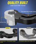 Front A Pillar Hood Cowl Mount Bracket For Offroad LED Pod Lights On 2018 To 2023 Jeep Wrangler JL JLU And 2020 To 2023 Gladiator JT