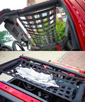 Heavy Duty Hanging Cargo Lifting Net Built Tough With Tear Resistant Safety Straps 1X1M Durable Polyester Mesh solid gear in car use.