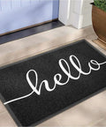 Durable Outdoor Indoor Doormat 30 By 17.5 Inches Non Slip Mud Trapping PVC Silk Loop Mat That Grabs Dirt Without Water Absorption Easy Clean