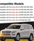 Two Piece Rear Bumper Reflector Set For Mercedes-Benz X166 GL GL350 GL450 GL500 GL550 GL63 AMG GLS450 Compatibility Chart