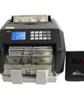 High Speed Money Counting Machine With UV MG And IR Counterfeit Detection Value Counting And 3 Phase Security Scan