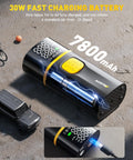 Dual Cylinder Portable Tire Inflator With Digital Gauge 150 PSI 100W 12V DC Car SUV Truck Bike Motorcycle Pump