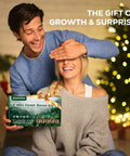 Couple presenting Indoor Bonsai Starter Kit For Adults With Jacaranda Seeds, Tools And Planter, Totally Beginner Friendly