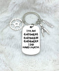 Engineering Keychain For Men A Funny Mechanical Gift For Engineers Graduation Gift For Students And Teachers Math Lovers