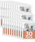Bulk 30 Pack Painter Plastic Drop Cloths For Painting 9x12 Tarp Plastic Sheeting in packaging