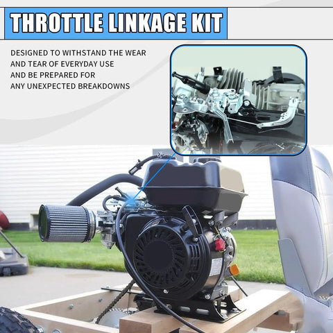 Go Kart Throttle Cable And Throttle Control Assembly Kit for Predator engines with air filter and linkage