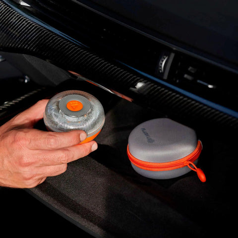 V16 Approved Led Emergency Warning Beacon Offering Knockout Night Visibility With Rock Solid Magnetic Base And No Sweat Gps Sync Includes Companion App And Loaded Sim Kit Plus Durable Carry Bag For Serious Roadside Backup