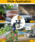 Beefed Up Three Quarters Horsepower 110V Water Pressure Booster Pump for wide applications including gardening, car washing, and RV use
