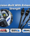 Beefed Up Rhino Rear Axle for Polaris Ranger XP 1000 Texas Edition and NorthStar Edition, precision-built for strength with chromoly steel.