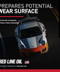 Engine Assembly Lube 4 Ounce Jar For Break In And Startup Delivers 3x Film Strength Versus Conventional Black Moly Greases Prevents Metal To Metal Contact Until Full Lubrication Durable Non Plugging Lube with a racing car image.