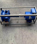 20kW Axial Flow Hydroelectric Generator for Home Power 220V Genny with Pure Copper Core in metal frame, side view
