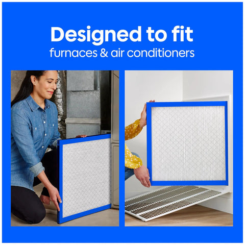 Six Pack 14x30x1 Air Filters MERV 13 MPR 1900 For Allergens Bacteria Viruses And Pollutants Improve Indoor Air Quality In Your Home With Reliable Airflow For AC Or Furnace Three Month Filter Life