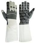 Dope Style Fencing Glove With Padded Amara Leather And Real Leather For Foil Epee And Saber Silicoated Palm Neoprene Back 350N Cuff