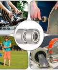 693ZZ Double Shielded Deep Groove Ball Bearings Kit 30Pcs with images of skate repair, roller skates, and DIY projects.