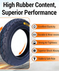 10 Inch Off Road Tubeless Tire 3.00-10 For Electric Scooters Motorcycles E-Bikes And Mopeds With highlighted features