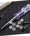 100 Pcs Plastic Screw Caps Protection End Caps Invisible Screw Covers with screwdriver and screws for office and industrial use