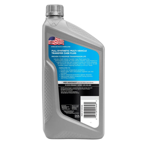 Multi Vehicle Transfer Case Fluid 1 Qt For AWD And 4WD Rigs Conventional Formula With Anti Wear Tech