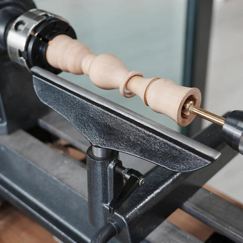 Heavy Duty 12 Inch Tool Rest With 1 Inch Post For Woodturning Lathes Cast Iron Construction With 80mm Post Length 45 Degree Slope