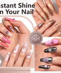 Solid Gel Nail Polish Kit With Ombre Colors 24-Color Hema Free Set With Pro Brush Soak Off LED Gel Nail Kit nail art display