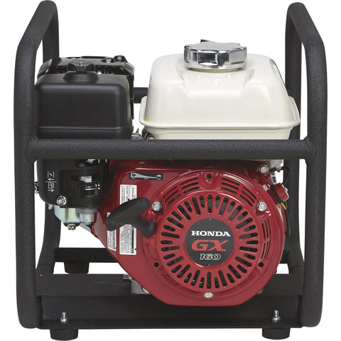 Heavy Duty 2 Inch Semi Trash Pump Moving 10010 Gph Fluid And 5/8 Inch Solids Built Like A Straight Up Beast With Durable Cast Iron Internals showing engine and mounting.