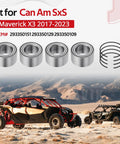 Front And Rear Wheel Bearing Kit For Can Am Maverick X3 2017 2018 2019 2020 2021 2022 2023 with bearings and circlips