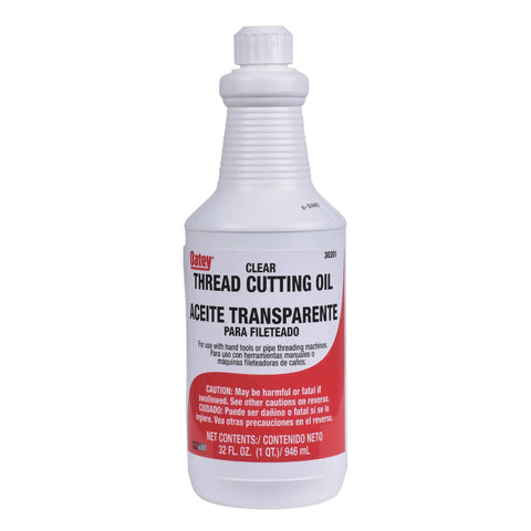 Beefed-Up Cutting Oil For Hand Threading And Pipe Threading Dies 32-Ounce Sulfur-Infused Lubricant With Anti-Wear Additives To Wet Cool And Protect Dies For Clean Sharp Threads With Hand Tools And Low RPM Machines