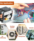 Wide application of 4 Pack HVAC Contactor Replacement Kit 120V 30A Two Pole Relays for AC, heat pump, refrigerator systems.