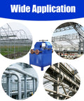 Heavy Duty Rolling Pipe Bending Machine With Round And Square Dies for metal tubing, showcased for various applications.