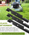 High Lift Replacement Blades For 36 And 52 Inch Decks That Fit Scag Tiger Cub Wildcat Turf Tiger Lawn Mowers And Tractors 21227S