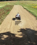 ATV towing Heavy Duty ATV Chain Drag Harrow 4 Foot Wide By 4 Foot Long With One Half Inch Tines for leveling path