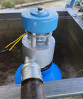 Side view of 1KW Micro Hydroelectric Generator 220V Outdoor Water Turbine Portable Hydro Turbine For Lighting And Charging 3500 RPM Off Grid Power